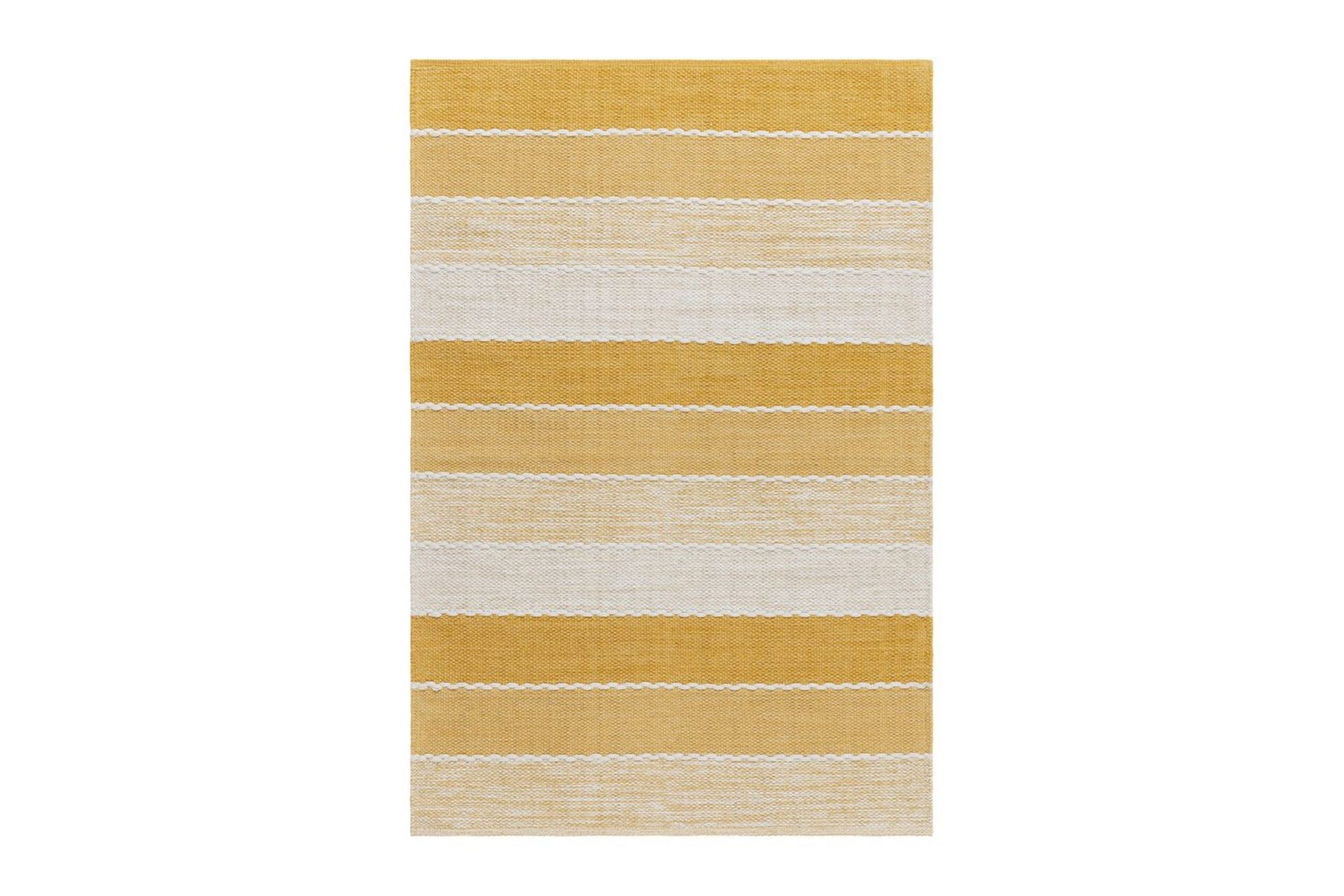 garnmatta båstad - 160x230 cm, gul