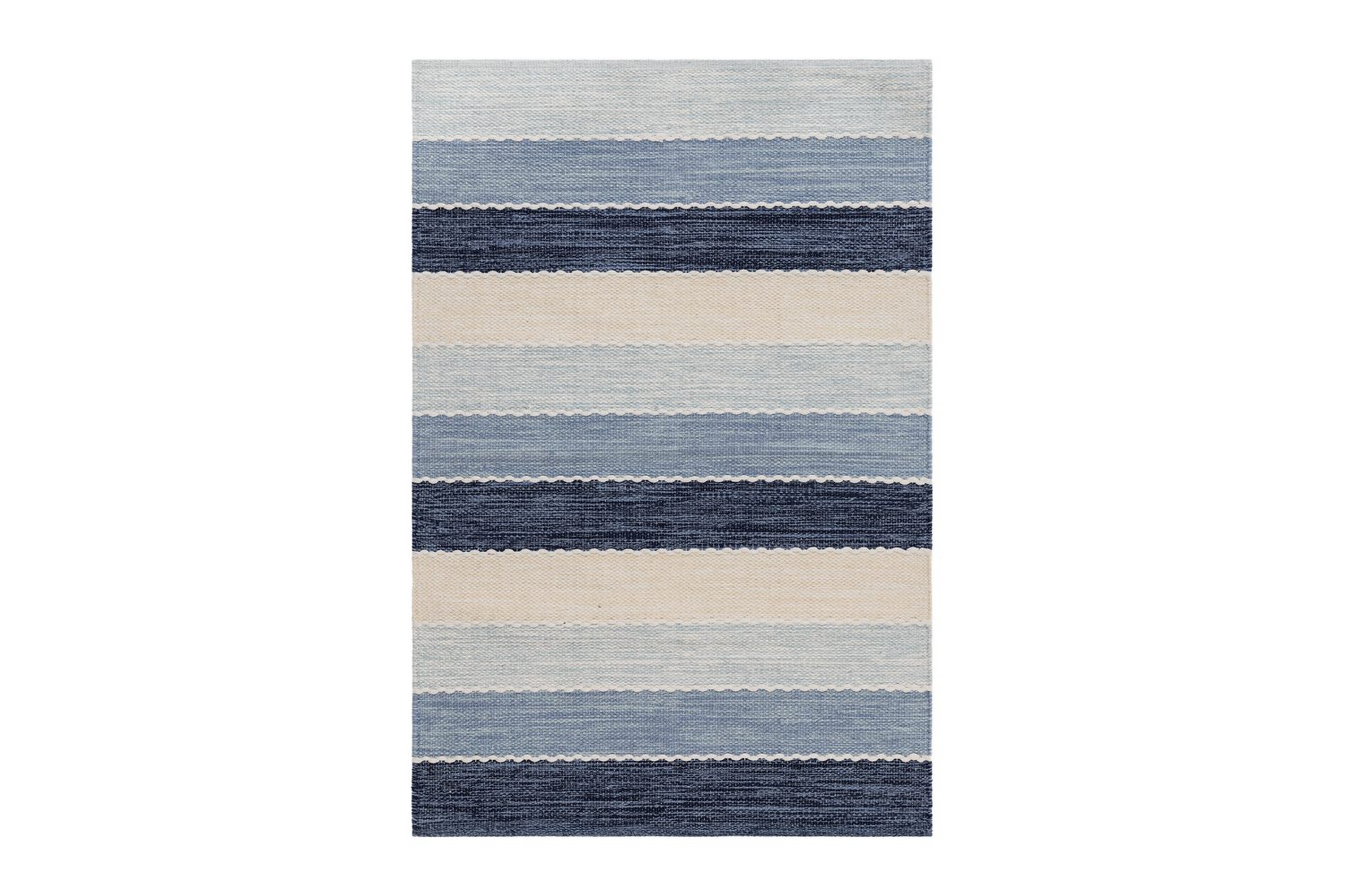 garnmatta båstad - 75x150 cm, blå