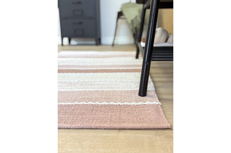 Garnmatta Båstad - 75x220 cm, Gammelrosa - Textilier & mattor - Mattor - Modern matta - Bomullsmattor