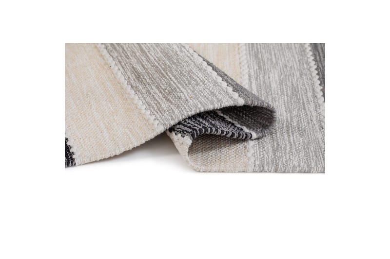 Garnmatta Båstad - 75x220 cm, Svart - Textilier & mattor - Mattor - Modern matta - Bomullsmattor