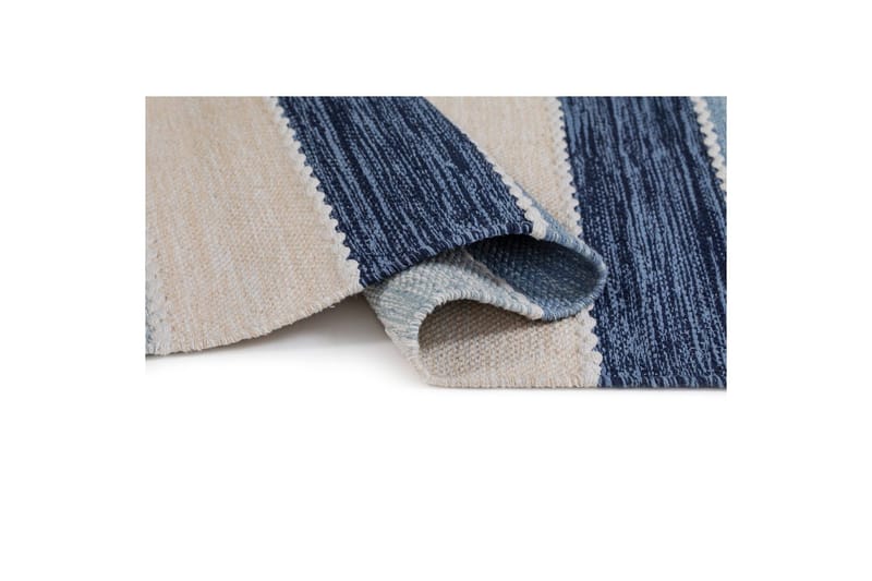 Garnmatta Båstad - 75x280 cm, Blå - Textilier & mattor - Mattor - Modern matta - Bomullsmattor