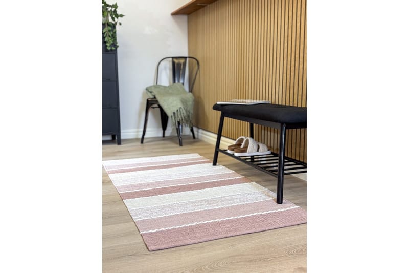 Garnmatta Båstad - 75x280 cm, Gammelrosa - Textilier & mattor - Mattor - Modern matta - Bomullsmattor