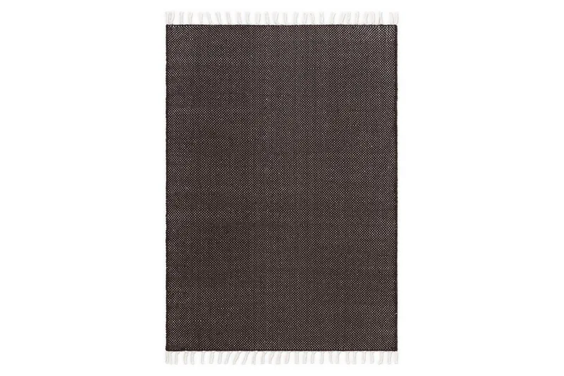 Garnmatta Line, 130x190 cm, Choklad