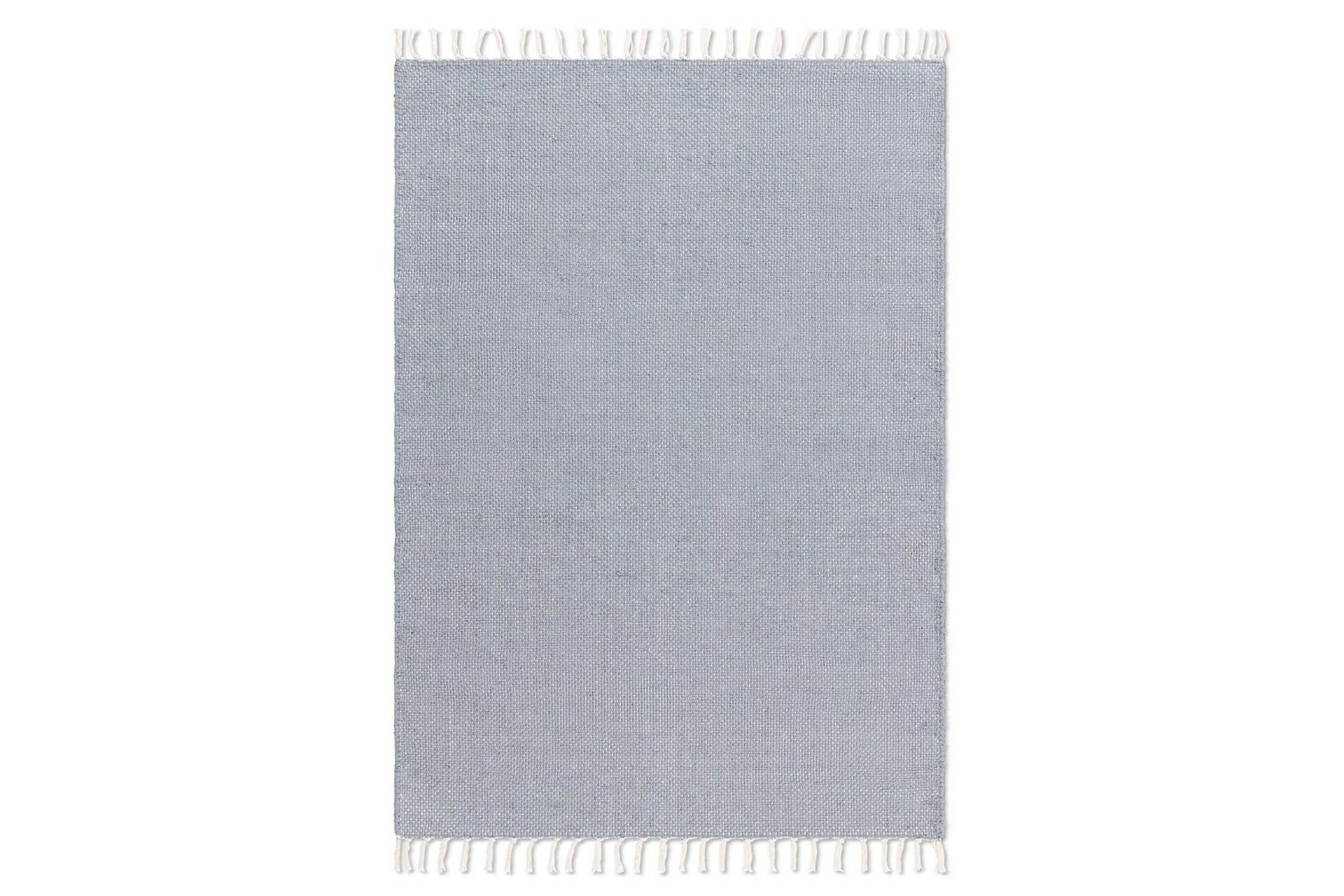 garnmatta line - 130x190 cm, duvblå