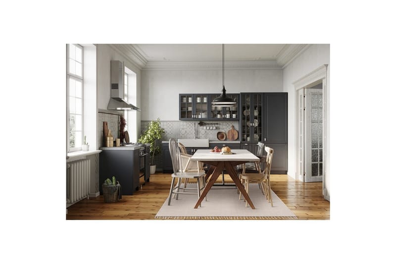 Garnmatta Line - 130x190 cm, Greige - Textilier & mattor - Mattor - Modern matta - Bomullsmattor