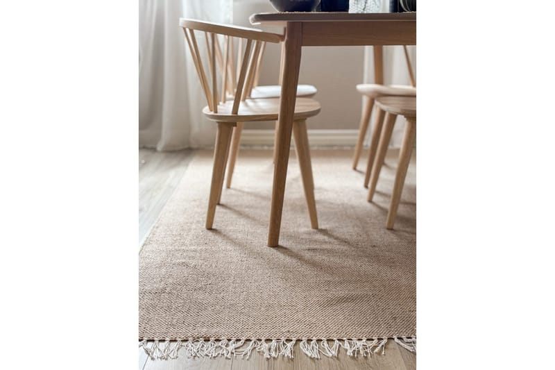 Garnmatta Line - 130x190 cm, Linne - Textilier & mattor - Mattor - Modern matta - Bomullsmattor