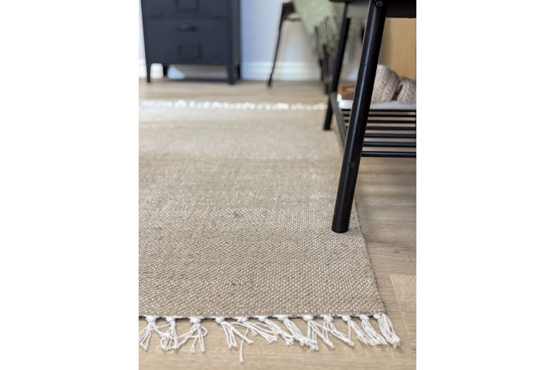 Garnmatta Line - 130x190 cm, Linne - Textilier & mattor - Mattor - Modern matta - Bomullsmattor