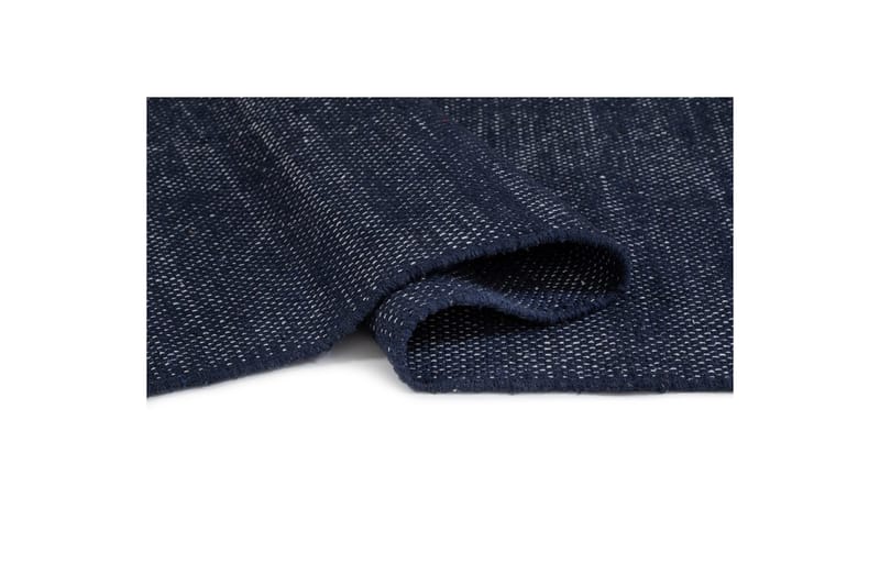 Garnmatta Line - 130x190 cm, Marinblå - Textilier & mattor - Mattor - Modern matta - Bomullsmattor