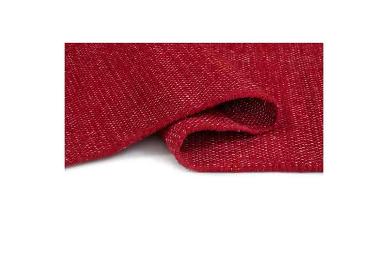 Garnmatta Line - 130x190 cm, Röd - Textilier & mattor - Mattor - Modern matta - Bomullsmattor