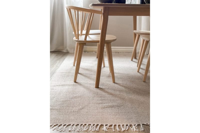 Garnmatta Line - 160x230 cm, Greige - Textilier & mattor - Mattor - Modern matta - Bomullsmattor