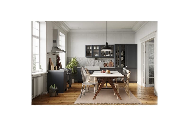 Garnmatta Line - 160x230 cm, Linne - Textilier & mattor - Mattor - Modern matta - Bomullsmattor