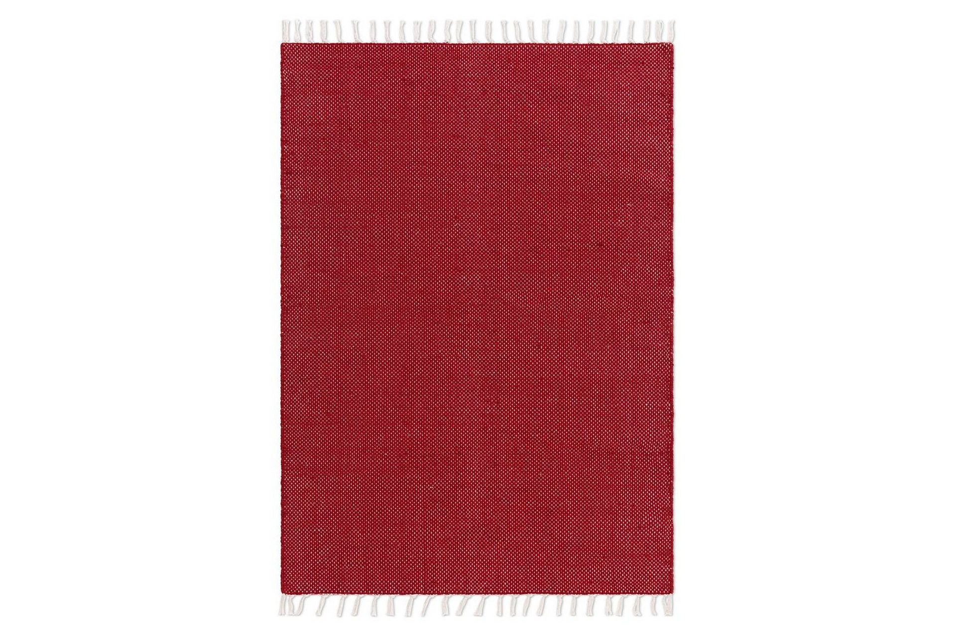 Garnmatta Line - 160x230 cm, R&ouml;d