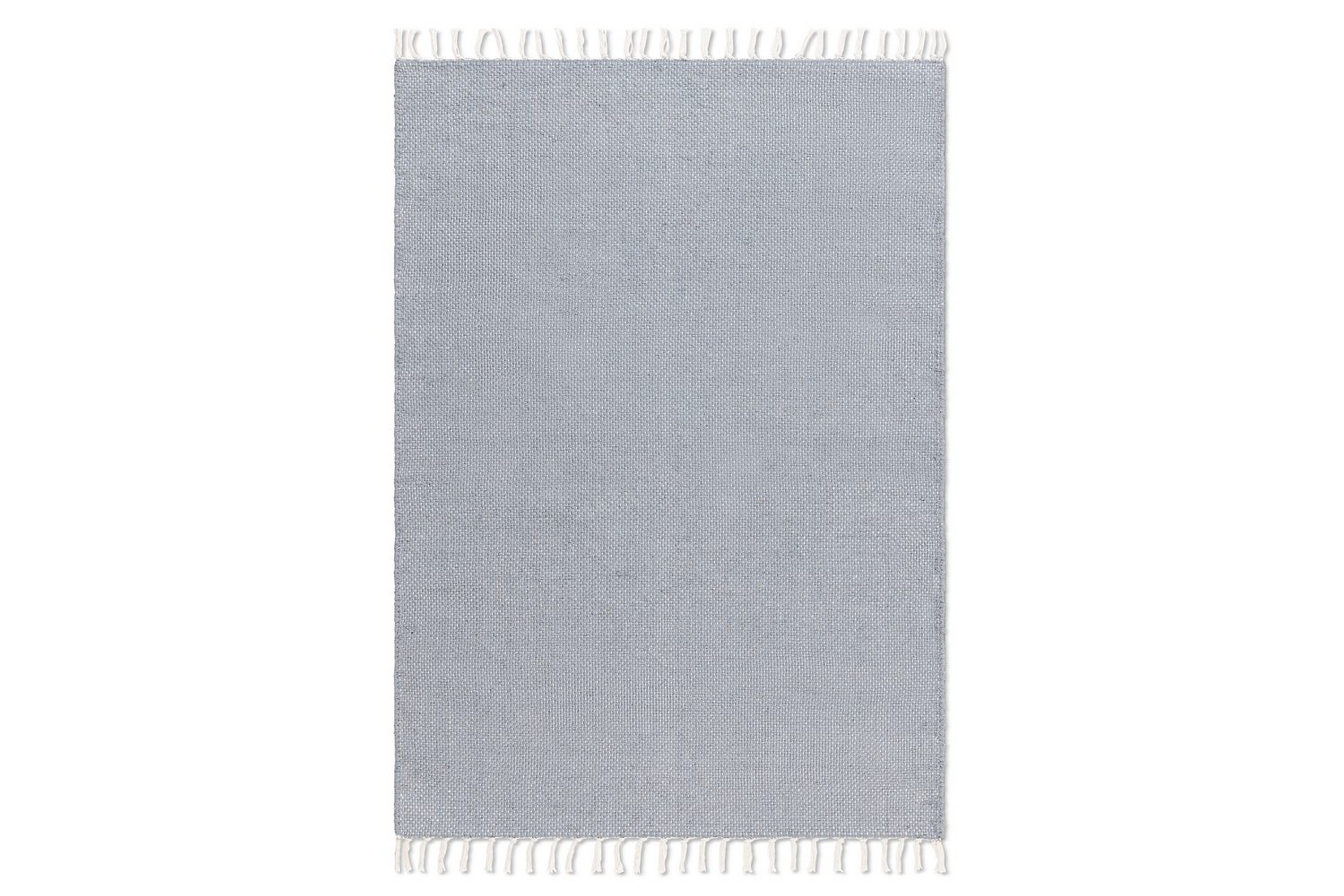 garnmatta line - 200x300 cm, duvblå