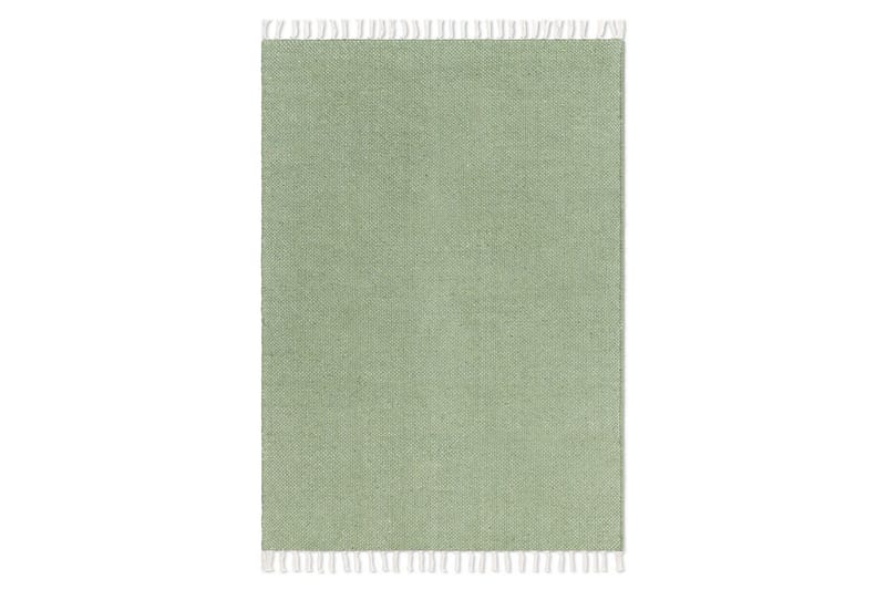 Garnmatta Line - 200x300 cm, Grön - Textilier & mattor - Mattor - Modern matta - Bomullsmattor