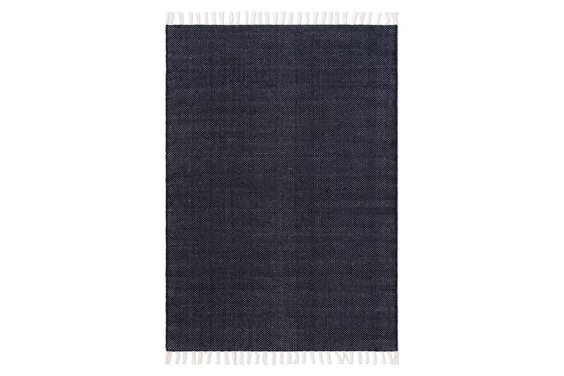 Garnmatta Line - 200x300 cm, Marinblå - Textilier & mattor - Mattor - Modern matta - Bomullsmattor