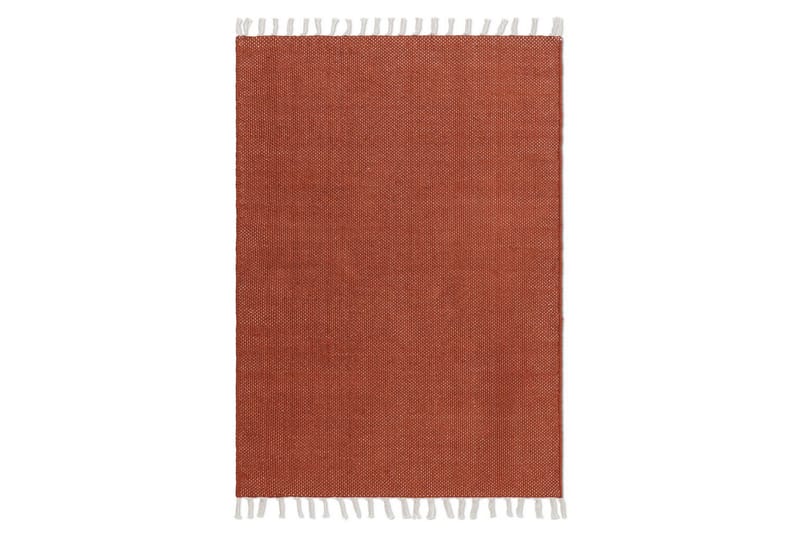 Garnmatta Line - 200x300 cm, Terracotta - Textilier & mattor - Mattor - Modern matta - Bomullsmattor
