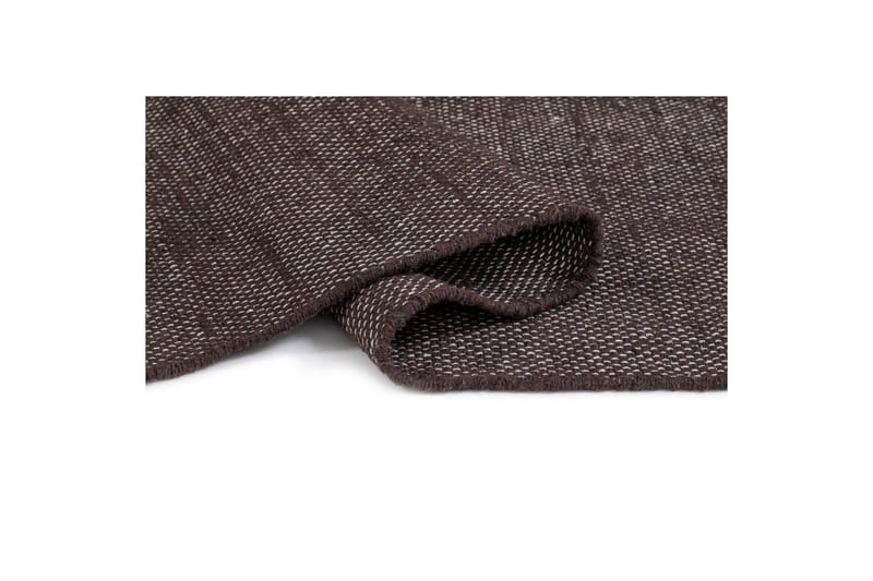 Garnmatta Line - 75x220 cm, Choklad - Textilier & mattor - Mattor - Modern matta - Bomullsmattor