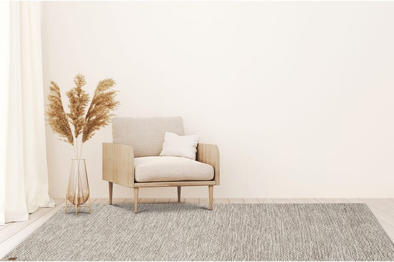 Gåsöga Ullmatta 140x200 cm Rektangulär - Beige - Textilier & mattor - Mattor - Modern matta - Ullmattor