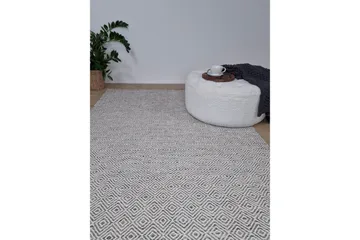 Gåsöga Ullmatta 140x200 cm Rektangulär - Grå - Textilier & mattor - Mattor - Modern matta - Ullmattor