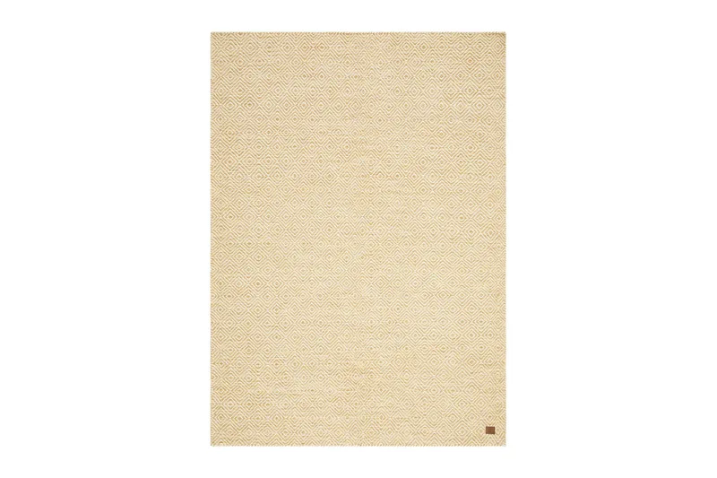 Gåsöga Ullmatta 140x200 cm Rektangulär - Gul - Textilier & mattor - Mattor - Modern matta - Ullmattor