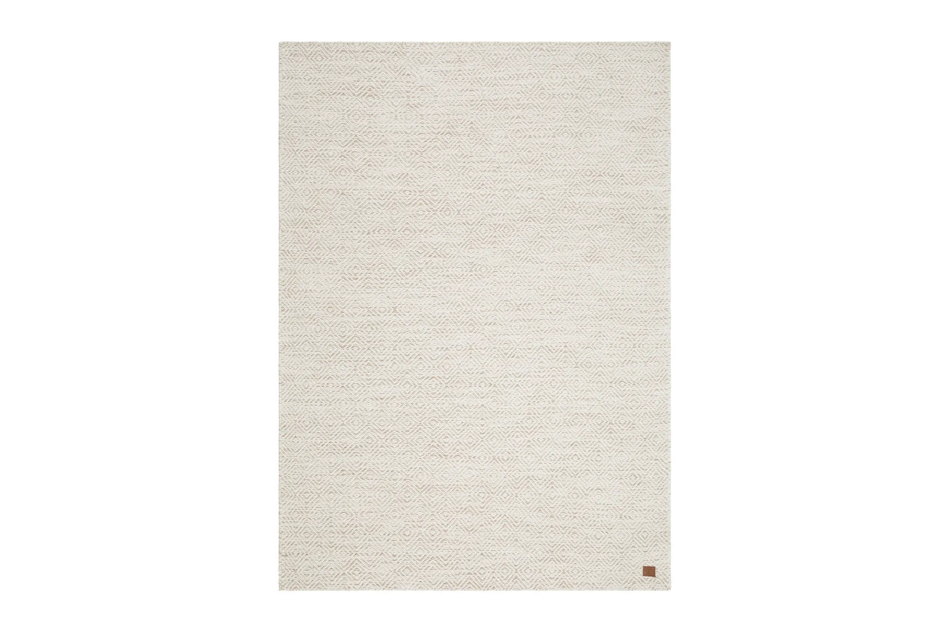 gåsöga ullmatta 140x200 cm rektangulär -