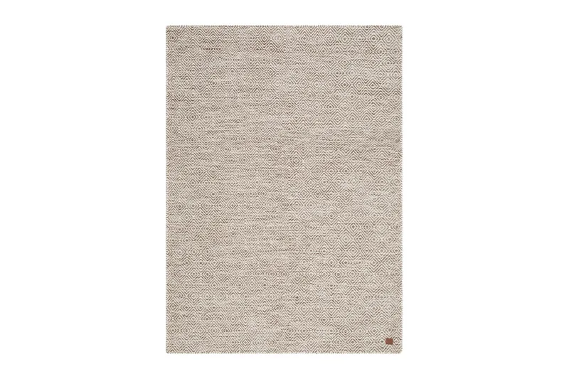 Gåsöga Ullmatta 160x230 cm Rektangulär, Beige