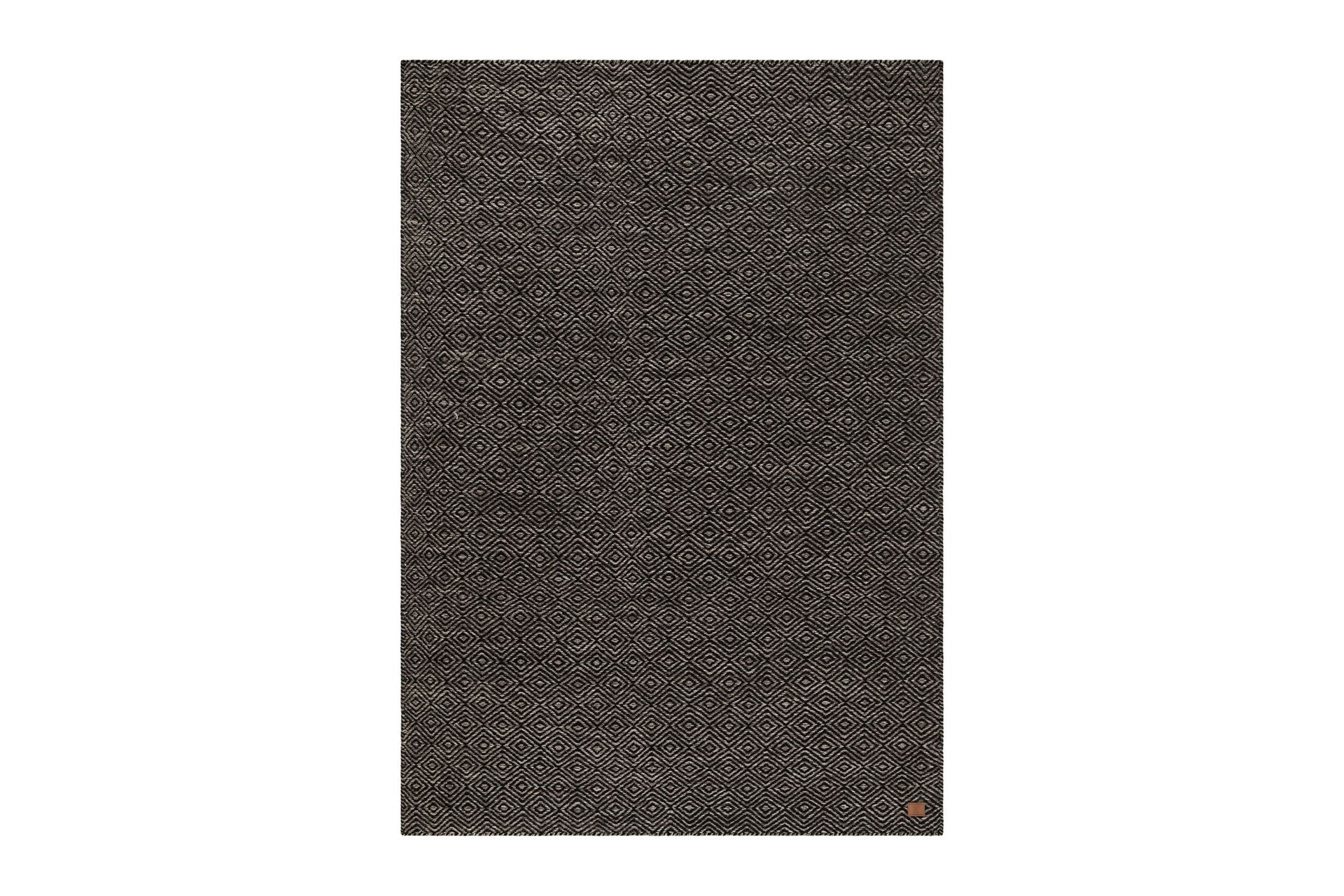 gåsöga ullmatta 160x230 cm rektangulär -