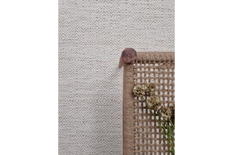 Gåsöga Ullmatta 200x300 cm Rektangulär - Beige - Textilier & mattor - Mattor - Modern matta - Ullmattor