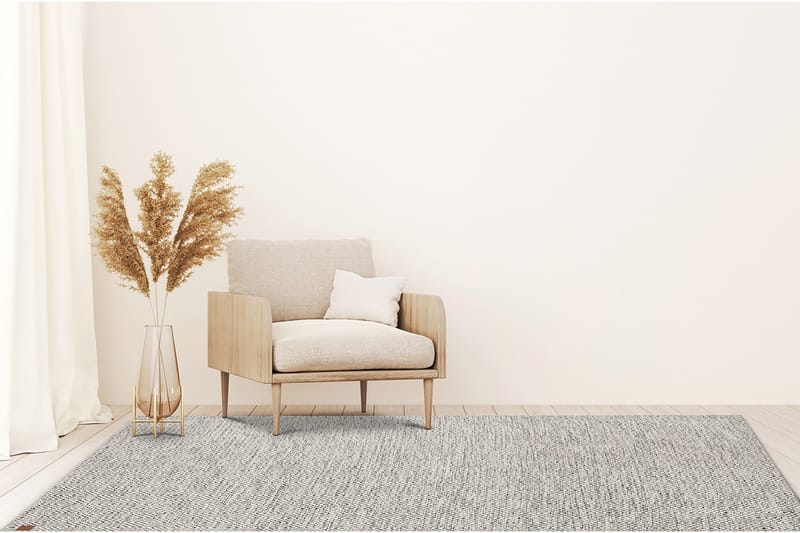 Gåsöga Ullmatta 200x300 cm Rektangulär - Grå - Textilier & mattor - Mattor - Modern matta - Ullmattor