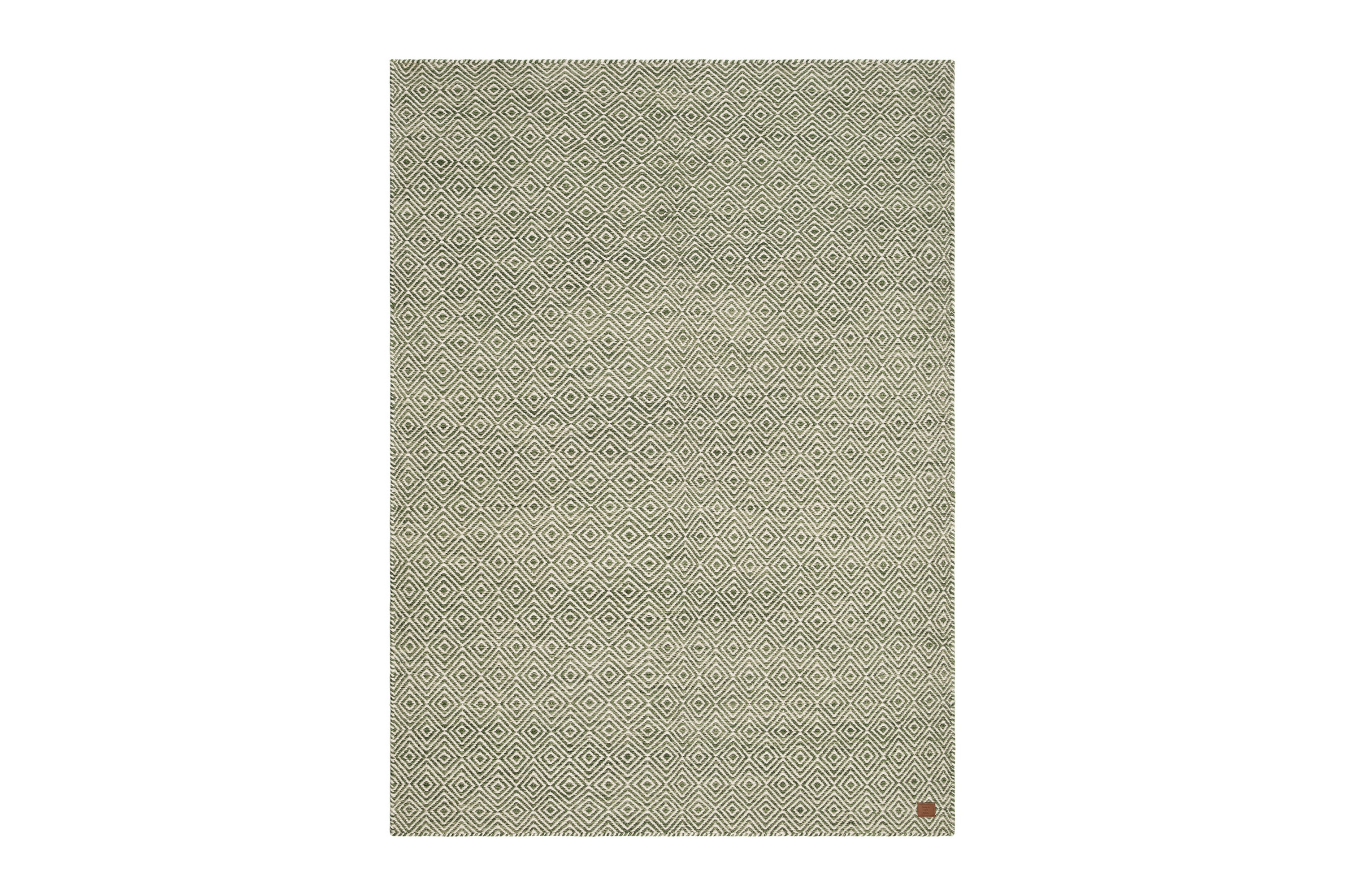 gåsöga ullmatta 200x300 cm rektangulär -