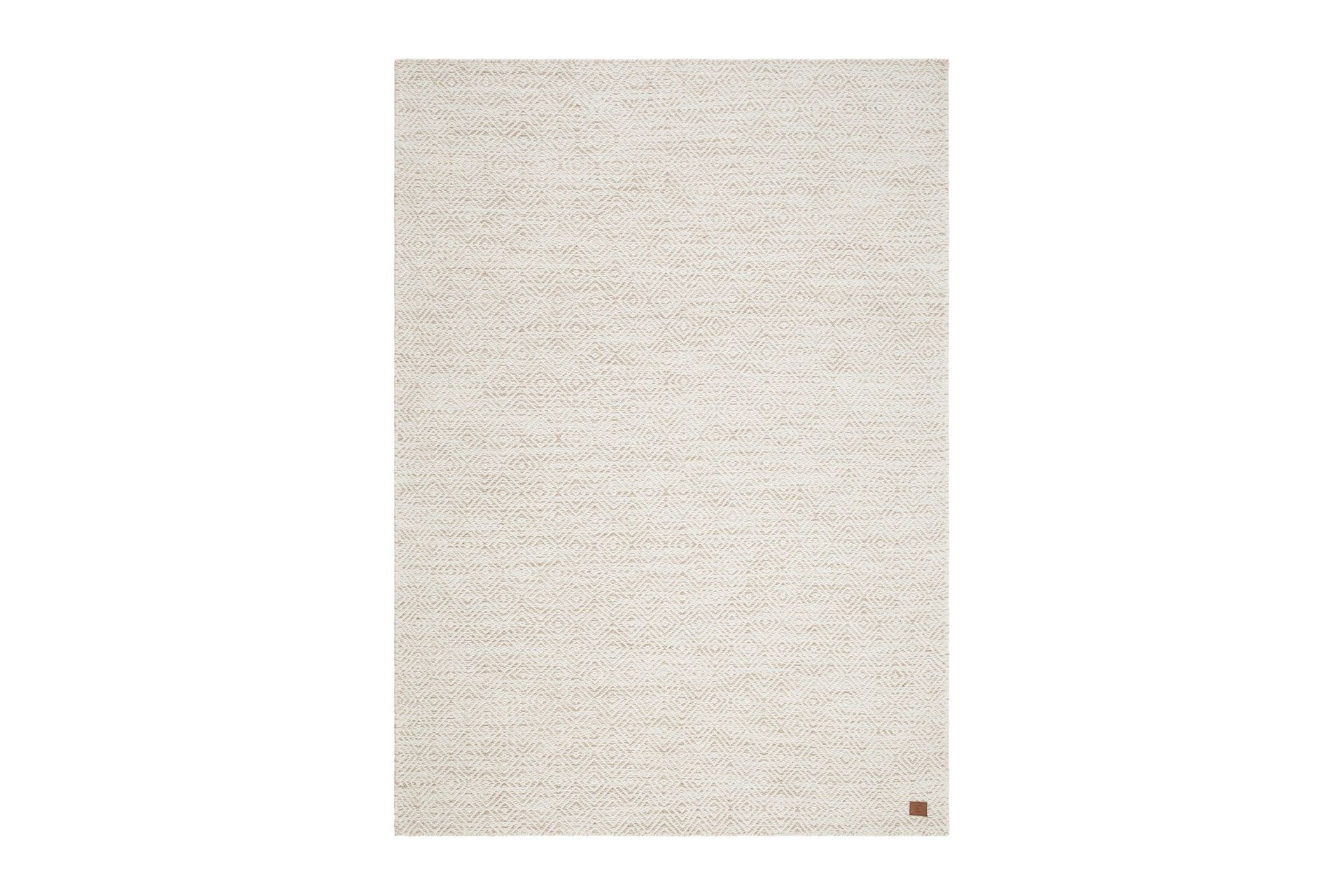 gåsöga ullmatta 300x400 cm rektangulär - beige