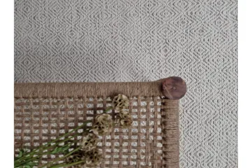 Gåsöga Ullmatta 300x400 cm Rektangulär - Beige - Textilier & mattor - Mattor - Modern matta - Ullmattor