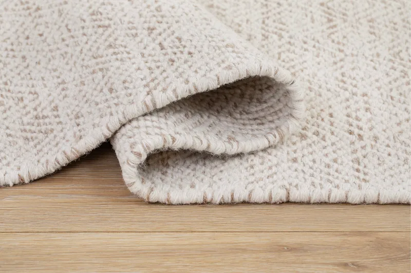 Gåsöga Ullmatta 300x400 cm Rektangulär - Beige - Textilier & mattor - Mattor - Modern matta - Ullmattor