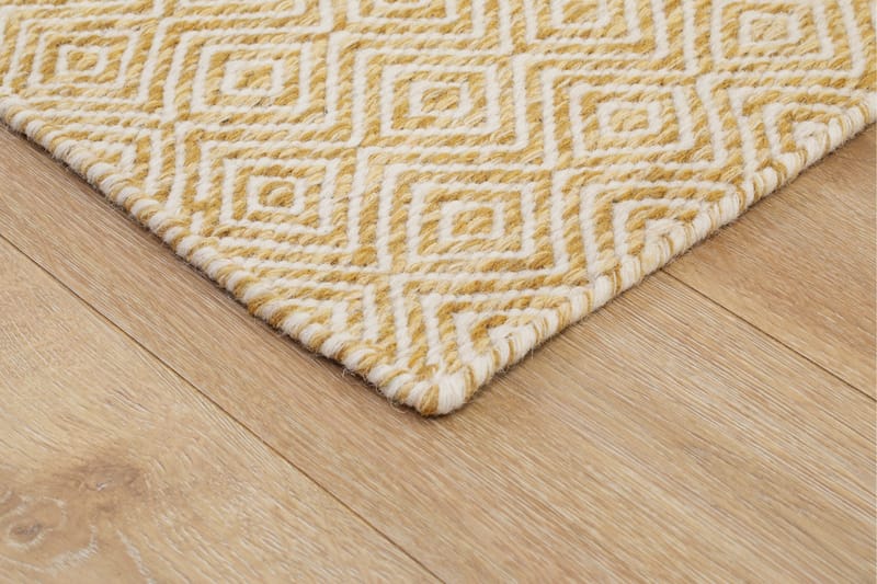 Gåsöga Ullmatta 300x400 cm Rektangulär - Gul - Textilier & mattor - Mattor - Modern matta - Ullmattor
