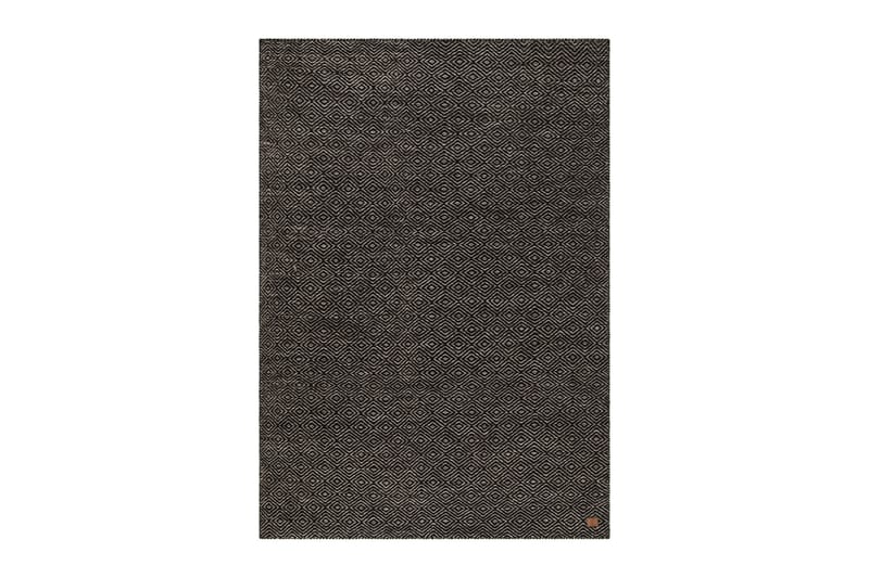 Gåsöga Ullmatta 300x400 cm Rektangulär - Svart/Vit - Textilier & mattor - Mattor - Modern matta - Ullmattor