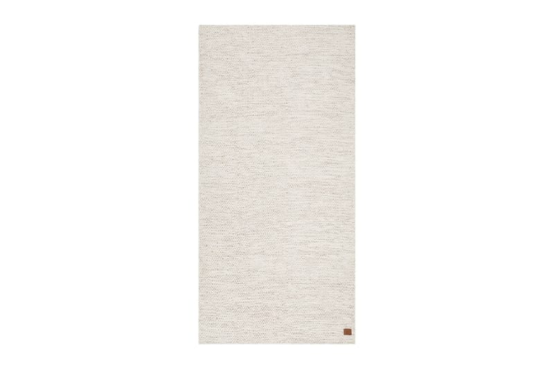 Gåsöga Ullmatta 75x200 cm Oval - Beige - Textilier & mattor - Mattor - Modern matta - Ullmattor