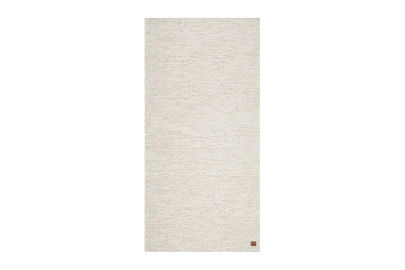 Gåsöga Ullmatta 75x200 cm Oval - Beige - Textilier & mattor - Mattor - Modern matta - Ullmattor