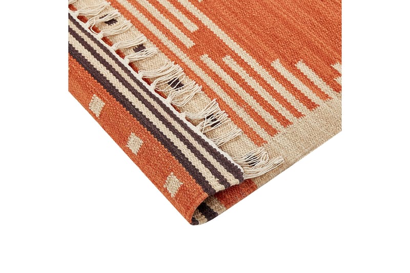 Gavar Bomullsmatta 200x300 cm Orange - Textilier & mattor - Mattor - Modern matta - Bomullsmattor