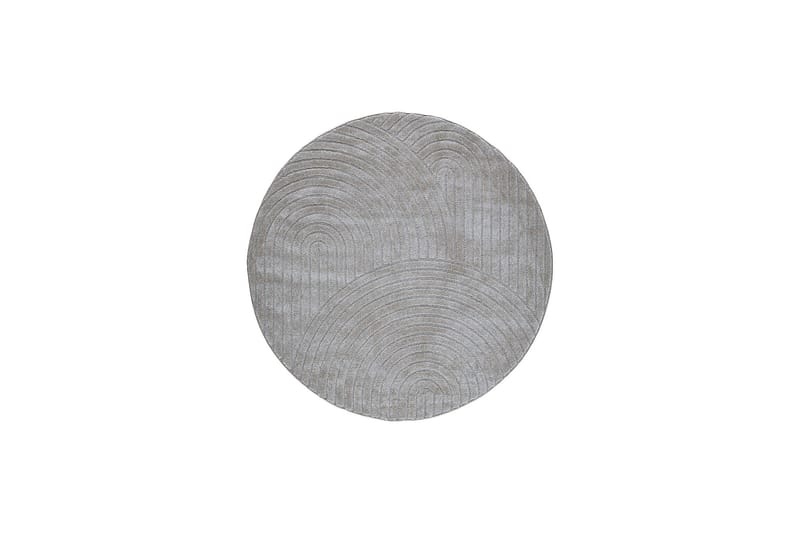 Genova Zen Wiltonmatta 200x200 cm Rund, Grå