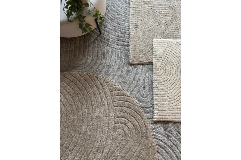 Genova Zen Wiltonmatta 280x380 cm Rektangulär - Grå - Textilier & mattor - Mattor - Modern matta - Friezemattor