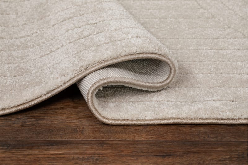 Genova Zen Wiltonmatta 80x150 cm Oval - Beige - Textilier & mattor - Mattor - Modern matta - Friezemattor