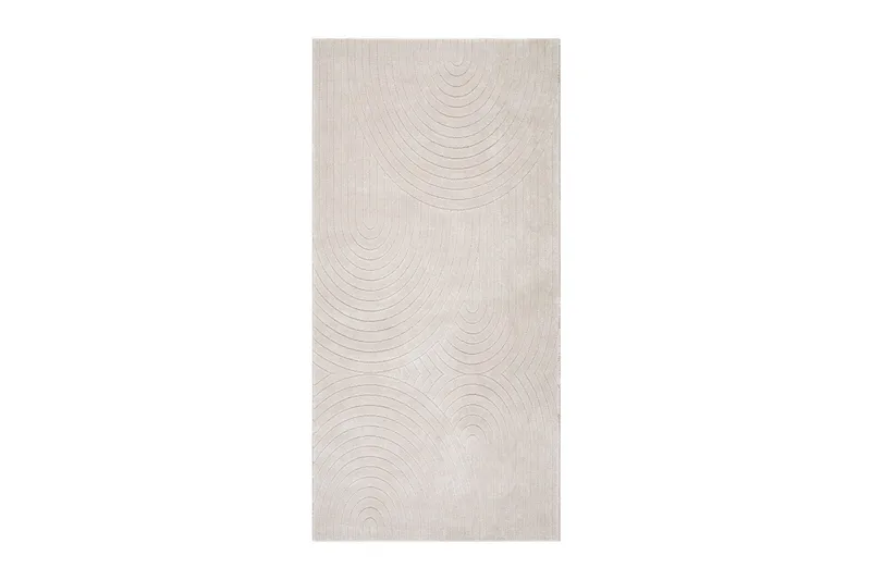Genova Zen Wiltonmatta 80x150 cm Oval, Beige