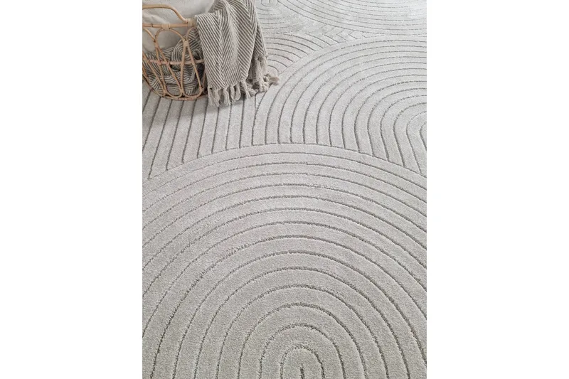 Genova Zen Wiltonmatta 80x150 cm Oval - Beige - Textilier & mattor - Mattor - Modern matta - Friezemattor