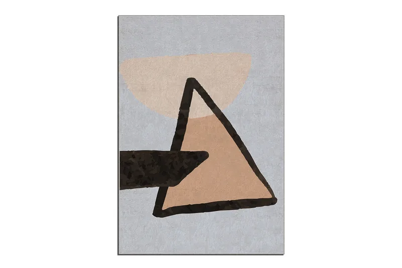 Geo Wiltonmatta 120x180 cm Rektangulär, Flerfärgad