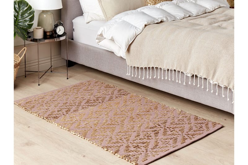 Gerze Bomullsmatta 80x150 cm - Rosa - Textilier & mattor - Mattor - Modern matta - Bomullsmattor