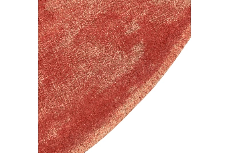 GesiIi Ryamatta 140 cm Rund - Orange - Textilier & mattor - Mattor - Modern matta - Ryamattor