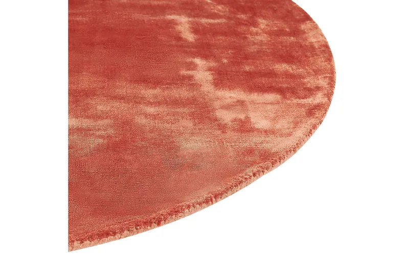 GesiIi Ryamatta 140 cm Rund - Orange - Textilier & mattor - Mattor - Modern matta - Ryamattor