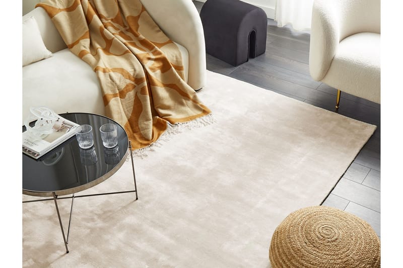 GesiIi Ryamatta 140x200 cm - Beige - Textilier & mattor - Mattor - Modern matta - Ryamattor
