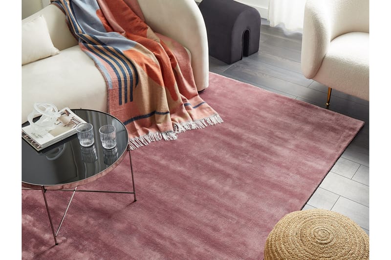 GesiIi Ryamatta 140x200 cm - Rosa - Textilier & mattor - Mattor - Modern matta - Ryamattor