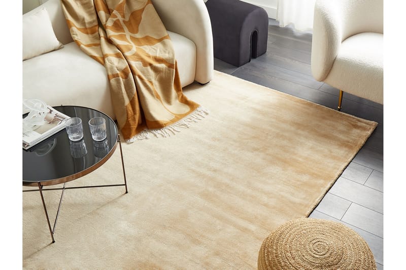 GesiIi Ryamatta 160x230 cm - Beige - Textilier & mattor - Mattor - Modern matta - Ryamattor